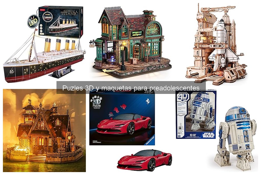 Ideas creativas para regalar puzles 3D a preadolescentes