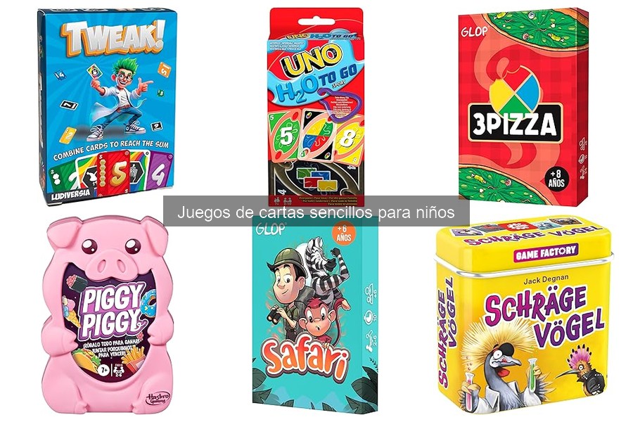 Juegos de cartas sencillos para fiestas infantiles