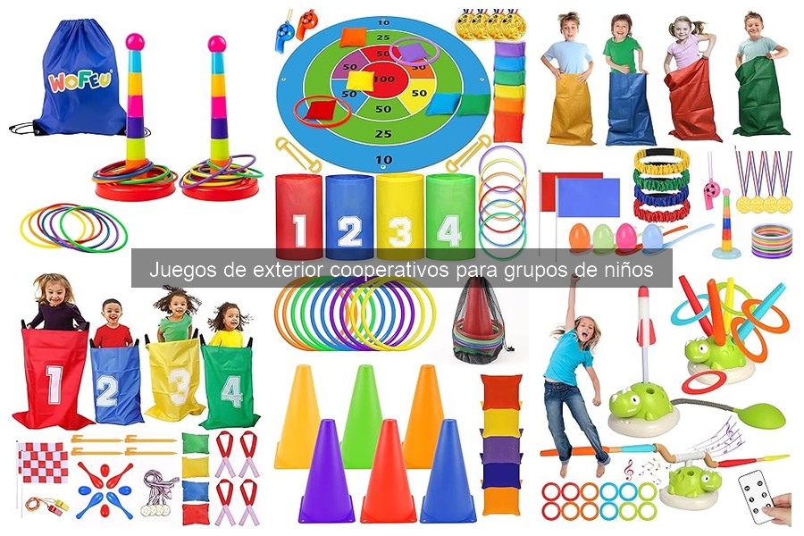 Juegos de exterior cooperativos para niños por edad