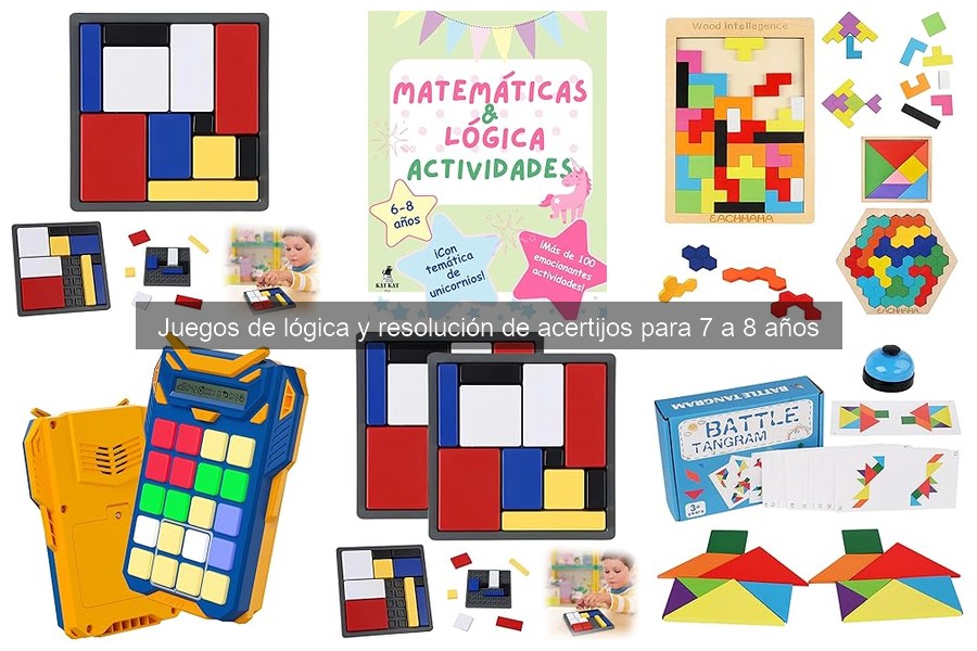 ** Juegos de lógica y acertijos para niños de 7 a 8 años