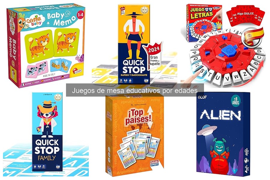 Juegos de mesa educativos para matemáticas y lectura