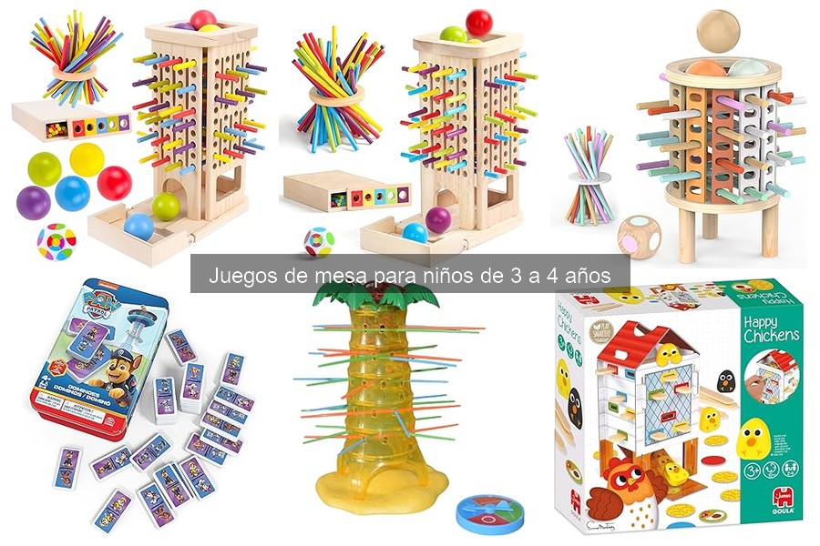 Juegos de mesa para niños de 3 a 4 años: consejos y recomendaciones