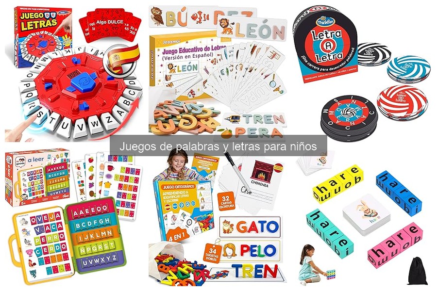 Juegos de palabras y letras para mejorar la atención infantil