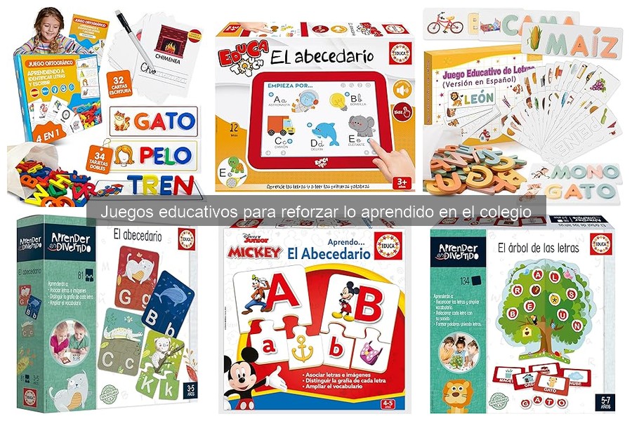 Juegos educativos para reforzar lo aprendido en el colegio