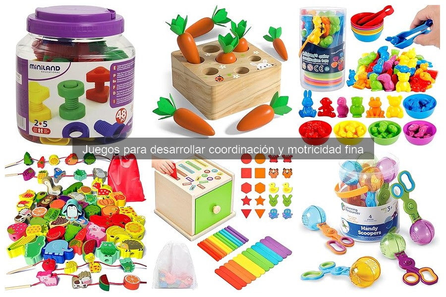 Juegos para Desarrollar Coordinación y Motricidad Fina