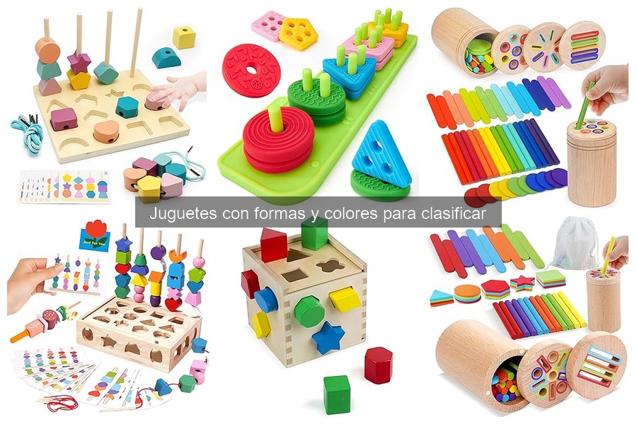 Juguetes de Clasificación de Formas y Colores para Necesidades Especiales