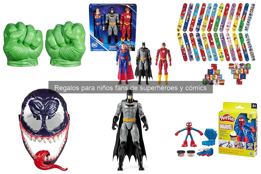 Juguetes de superhéroes que estimulan la creatividad en niños