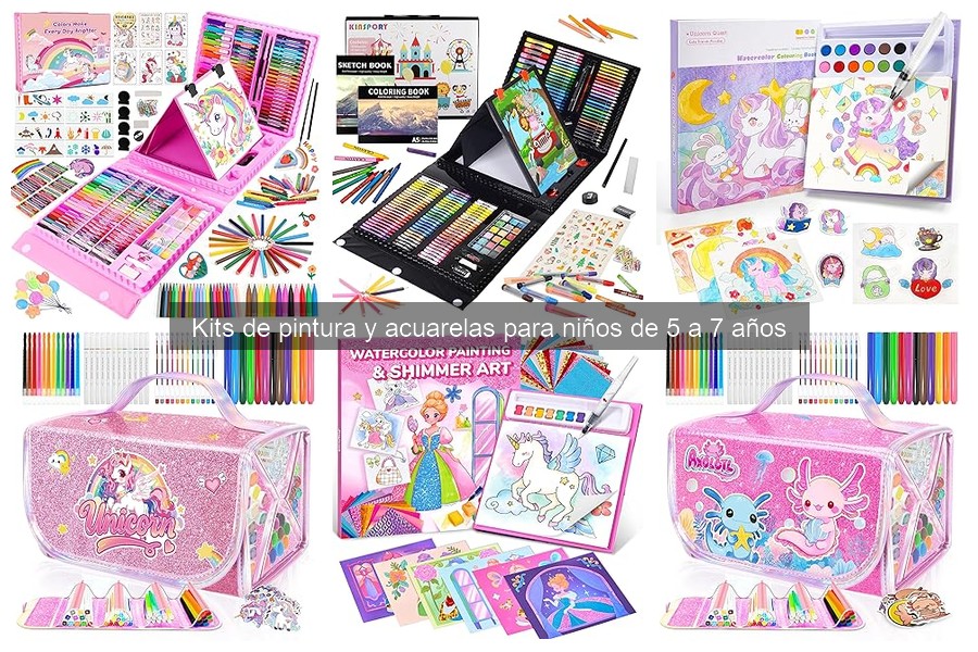Kits de pintura y acuarelas para niños: ¿Qué son y sus componentes?
