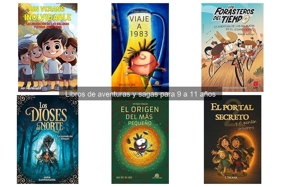 Libros de aventuras recomendados por docentes para 9-11 años