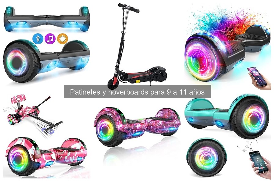 Límite de peso para patinetes y hoverboards para niños