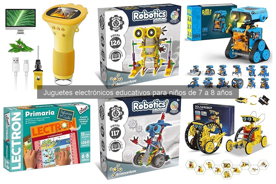 Los mejores juguetes electrónicos educativos para niños de 7 a 8 años