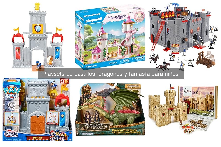 Los mejores playsets de castillos y dragones para niños