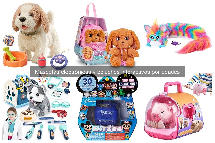 Mascotas electrónicas y peluches interactivos: características