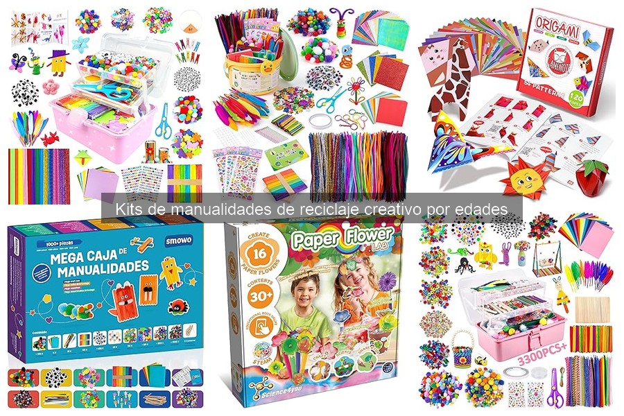 Materiales Comunes en Kits de Manualidades de Reciclaje