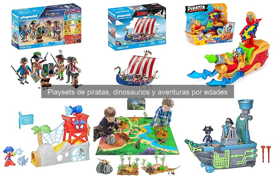 Materiales seguros para playsets de dinosaurios para niños