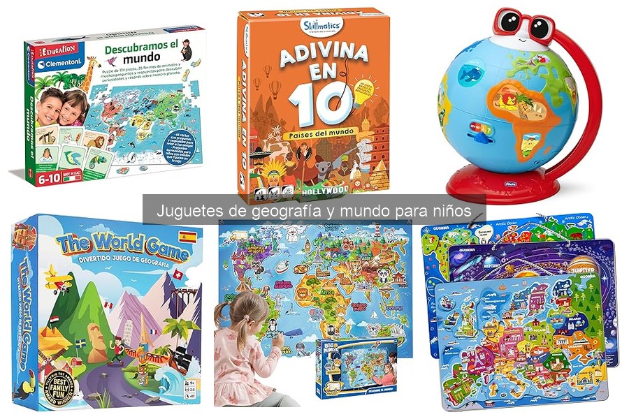 Mejora el aprendizaje en casa con juguetes de geografía