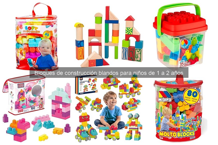 Mejores bloques de construcción blandos para niños de 1 a 2 años