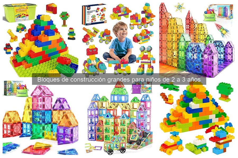 Mejores bloques de construcción para niños de 2 a 3 años