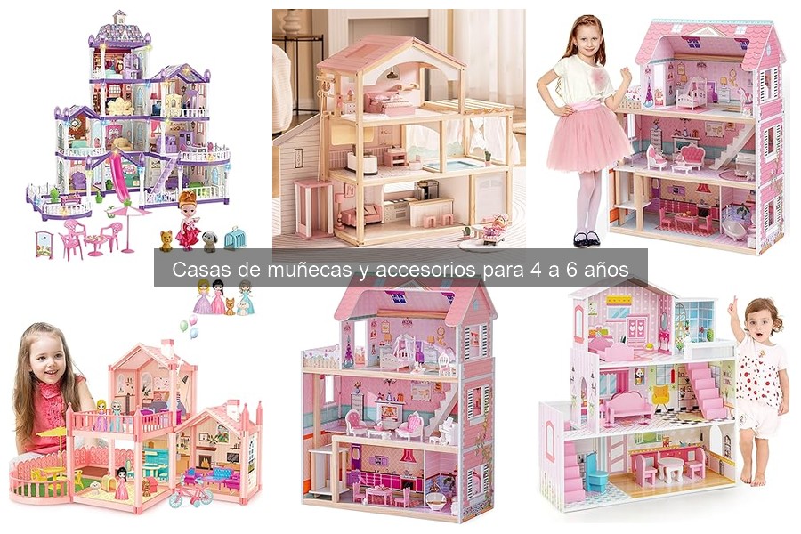 Mejores casas de muñecas para niños de 4 a 6 años