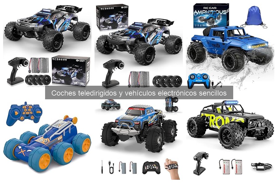 Mejores coches teledirigidos para niños pequeños en 2023