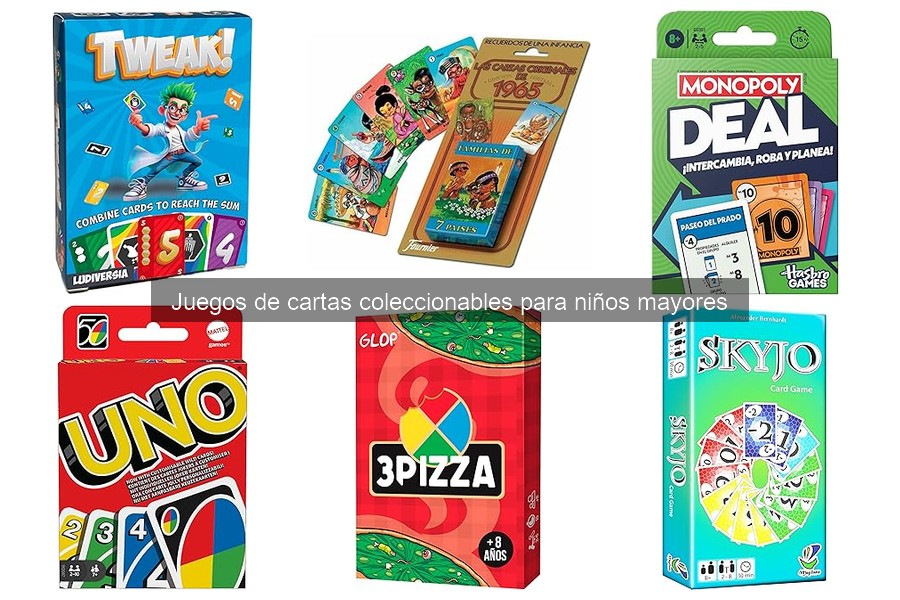 Mejores juegos de cartas coleccionables para niños mayores