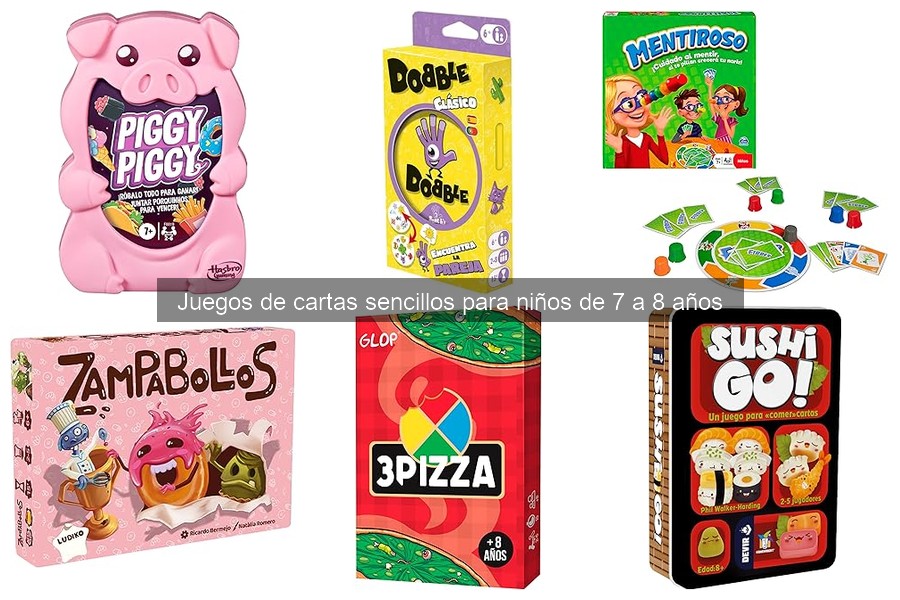 Mejores juegos de cartas para niños de 7 a 8 años