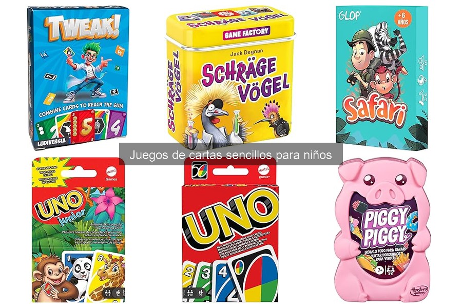 Mejores juegos de cartas sencillos para niños de 5 a 8 años