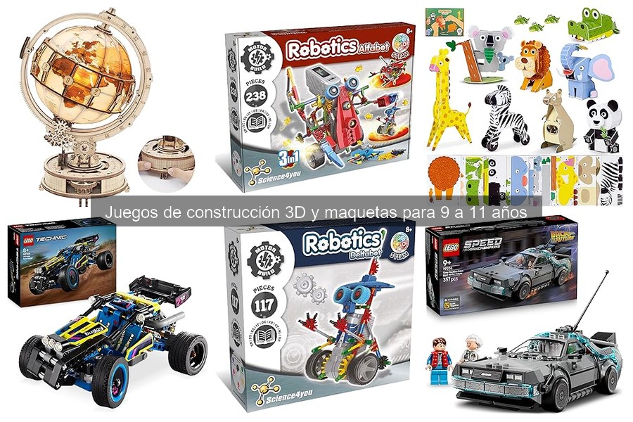 Mejores juegos de construcción 3D para niños de 9 a 11 años