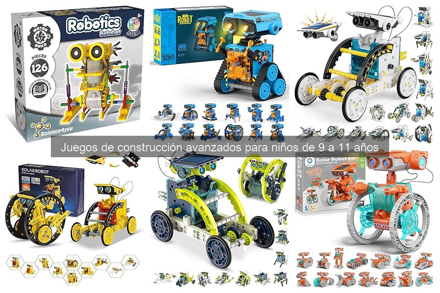 Mejores juegos de construcción para la creatividad en niños de 9 a 11 años