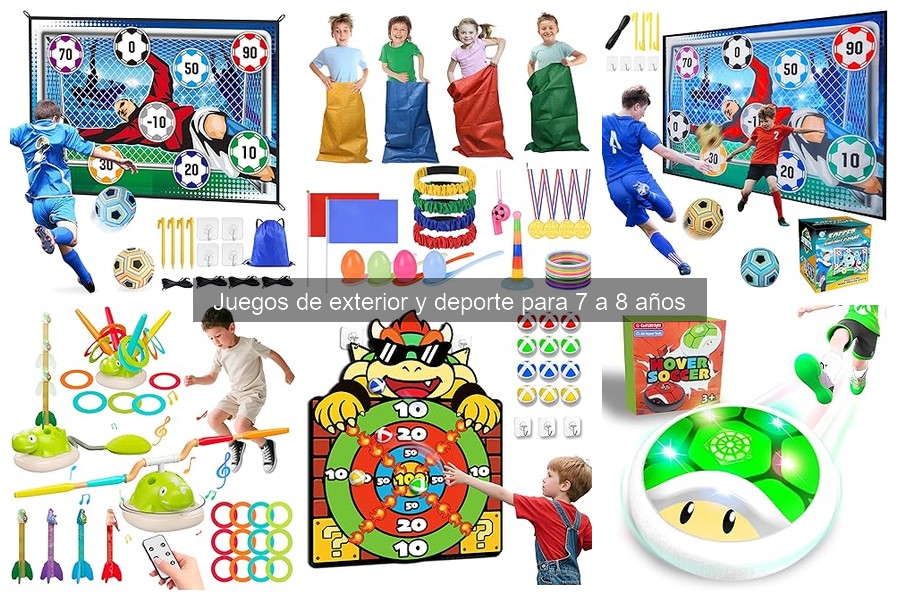 Mejores juegos de exterior para niños de 7 a 8 años