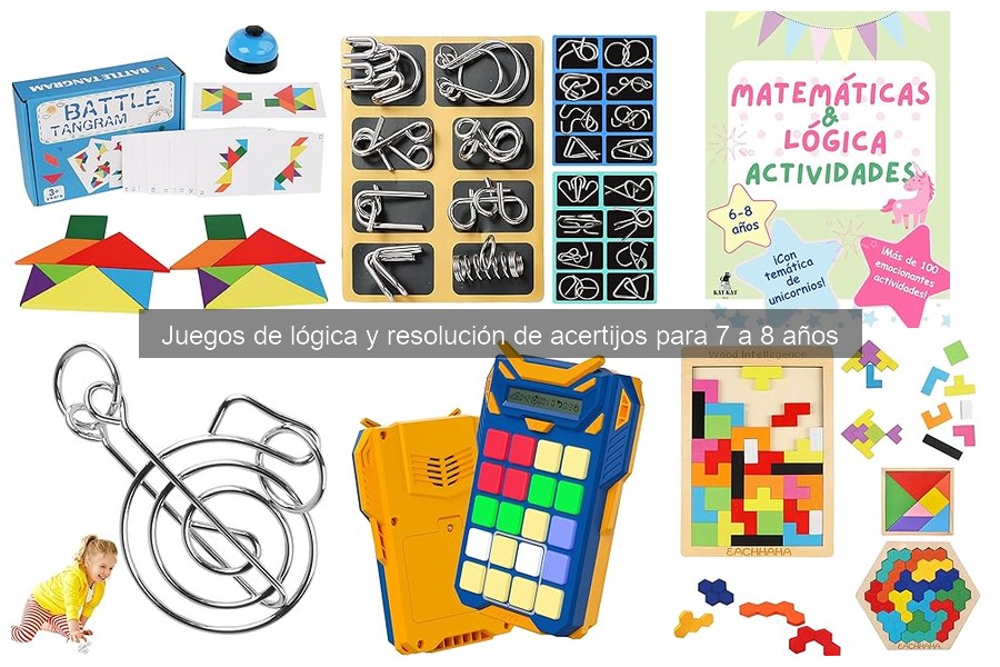 Mejores juegos de lógica para niños de 7 a 8 años