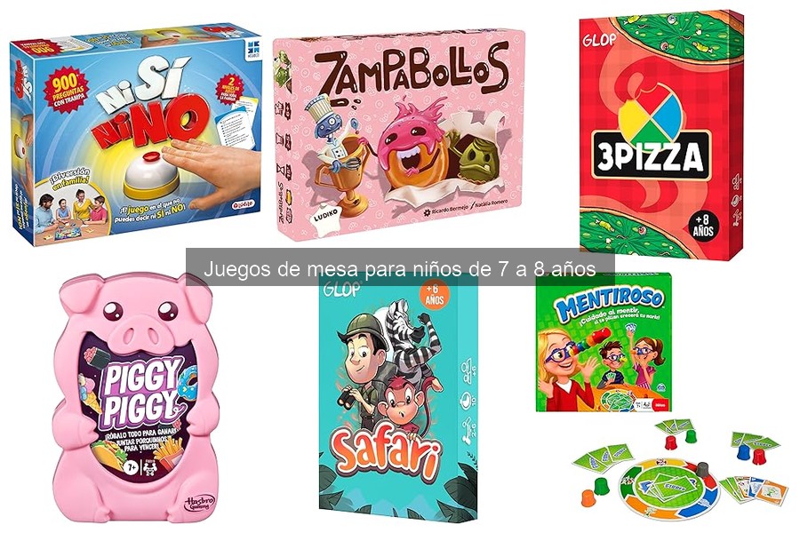 Mejores juegos de mesa educativos para niños de 7 a 8 años