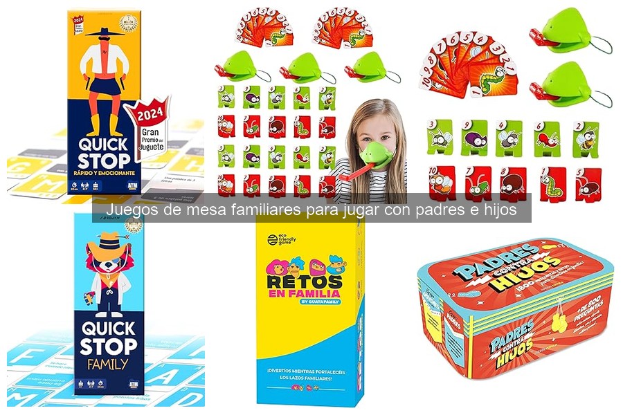 Mejores juegos de mesa familiares para jugar con niños