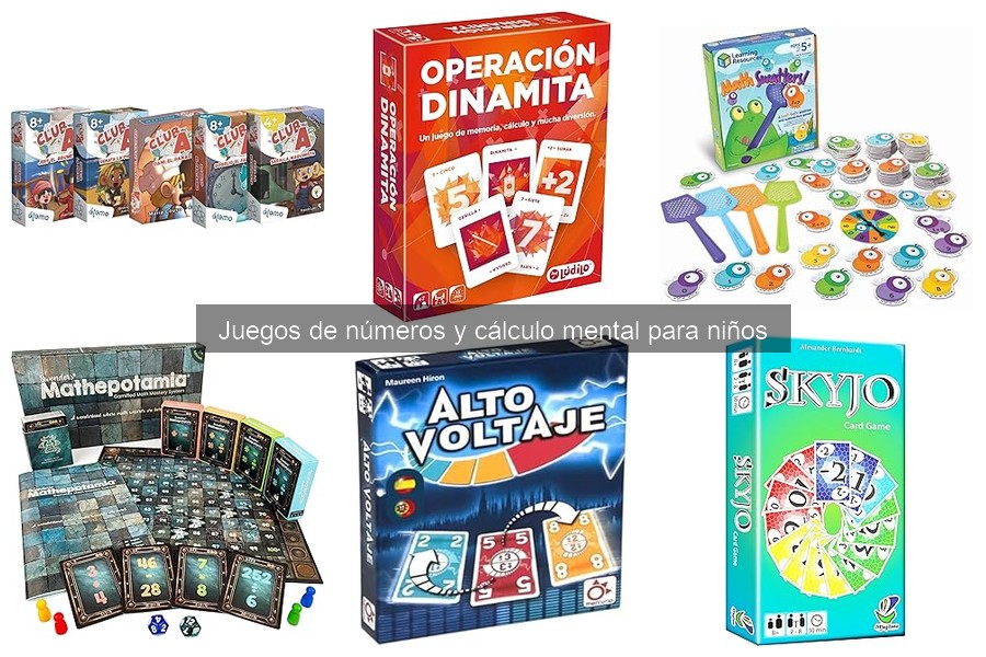 Mejores juegos de números para niños de 5 a 7 años