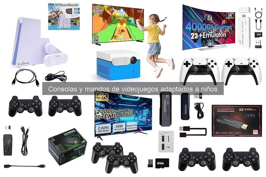 Mejores juegos para consolas adaptadas para niños