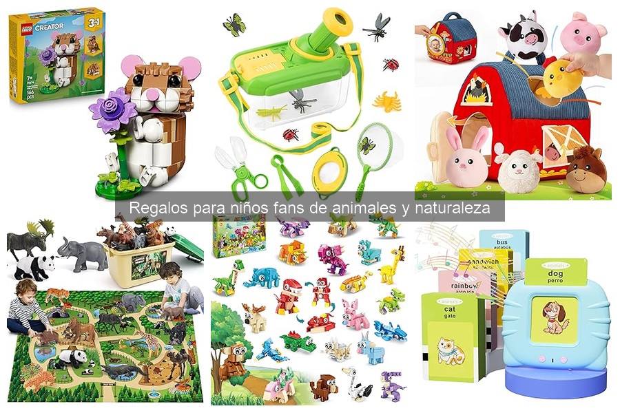 Mejores juguetes de animales por edad para niños