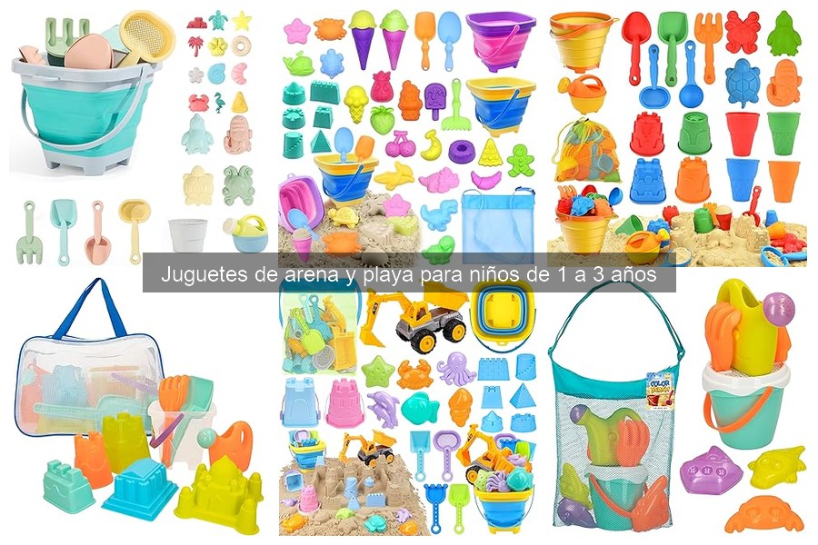 Mejores juguetes de arena para fomentar la creatividad en niños de 1 a 3 años