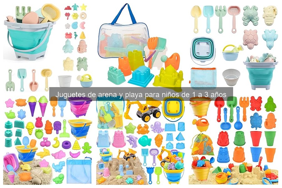 Mejores juguetes de arena para niños de 1 a 3 años