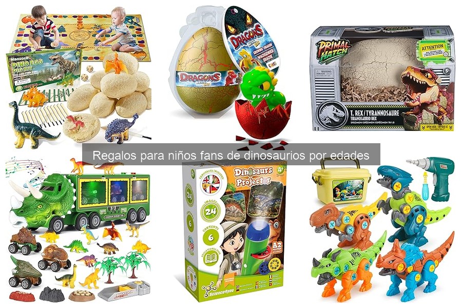 Mejores juguetes de dinosaurios para niños de 9 a 12 años