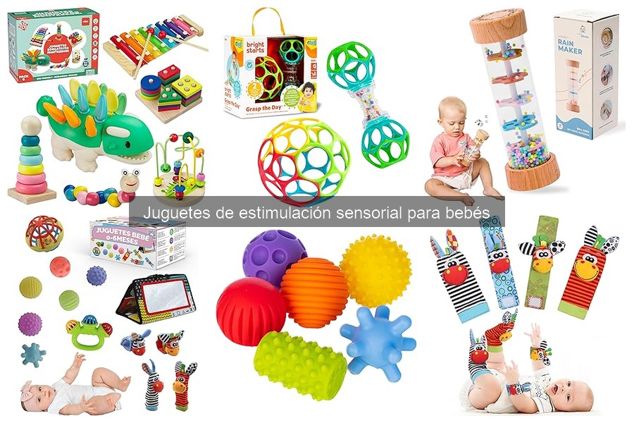Mejores juguetes de estimulación sensorial para bebés (0-12 meses)