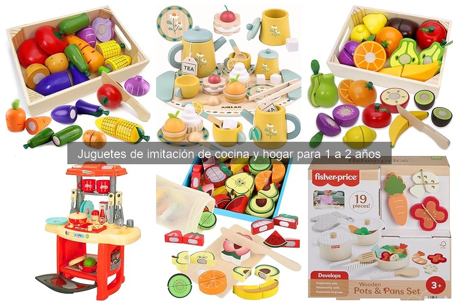 Mejores juguetes de imitación de cocina para niños de 1 a 2 años