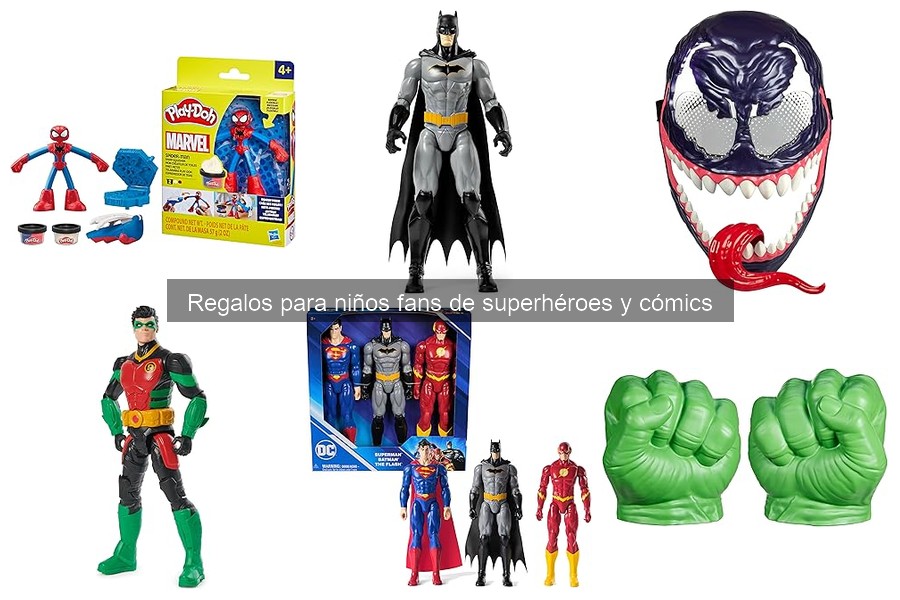 Mejores juguetes de superhéroes para niños fans de cómics