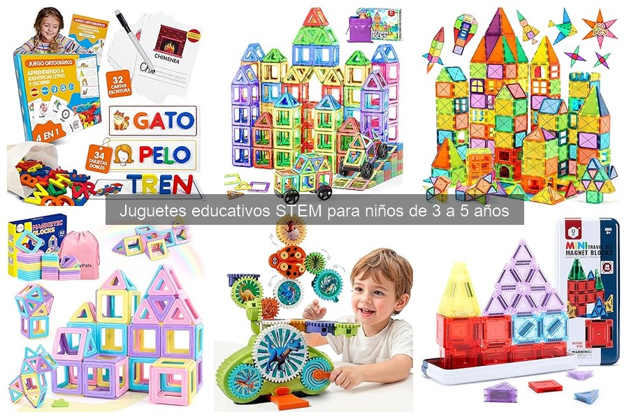 Mejores juguetes educativos STEM para niños de 3 a 5 años