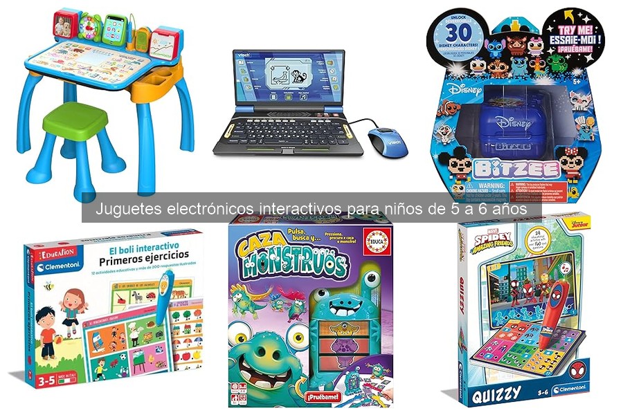 Mejores juguetes electrónicos educativos para niños de 5 a 6 años