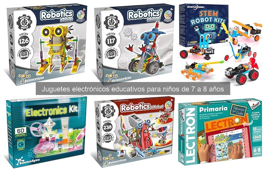 Mejores juguetes electrónicos educativos para niños de 7 a 8 años