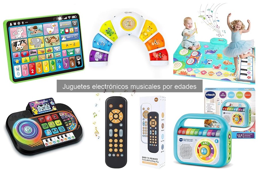 Mejores juguetes electrónicos musicales para bebés de 0 a 12 meses