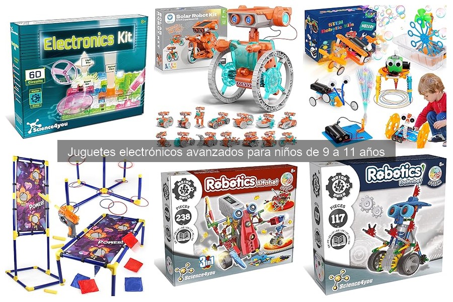 Mejores juguetes electrónicos para niños de 9 a 11 años