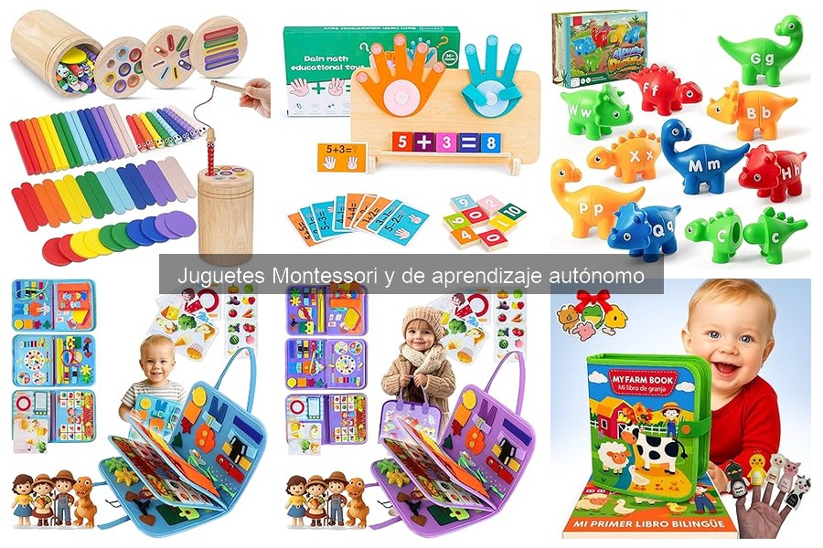 Mejores juguetes Montessori para niños de 3 a 5 años