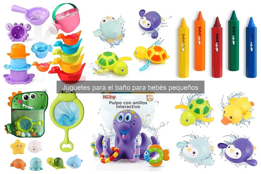 Mejores juguetes para el baño para bebés de 0 a 2 años