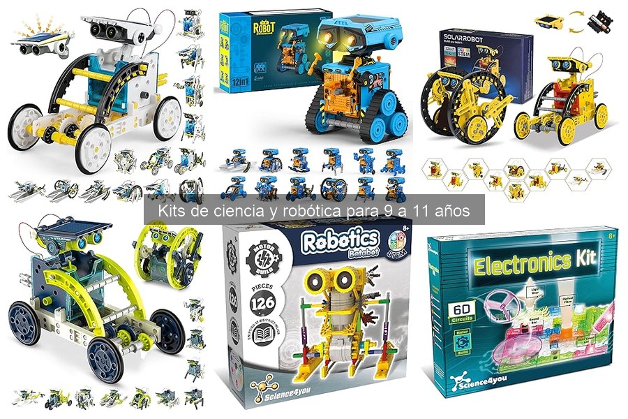 Mejores kits de ciencia y robótica para niños de 9 a 11 años